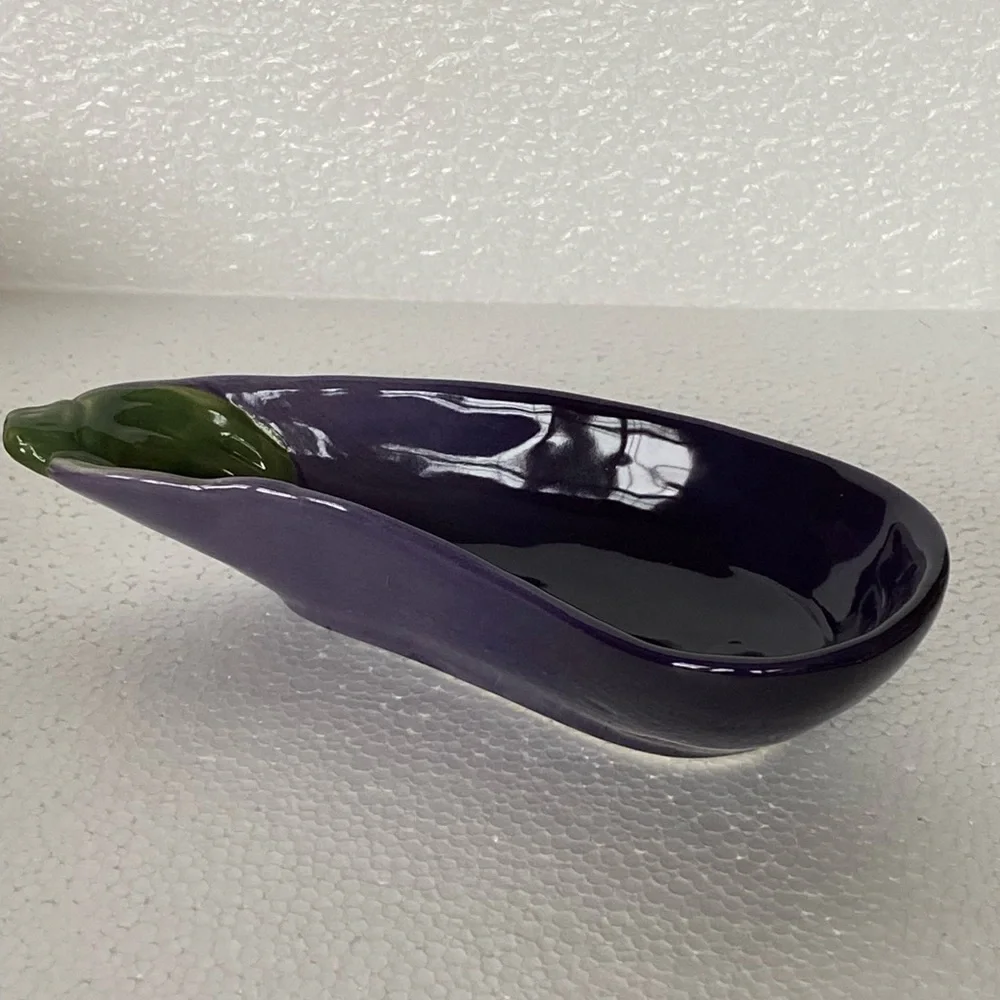 Williams Sonoma Jardin Potager Set Of 4 Hand Painted Vegetable Dipping Bowls